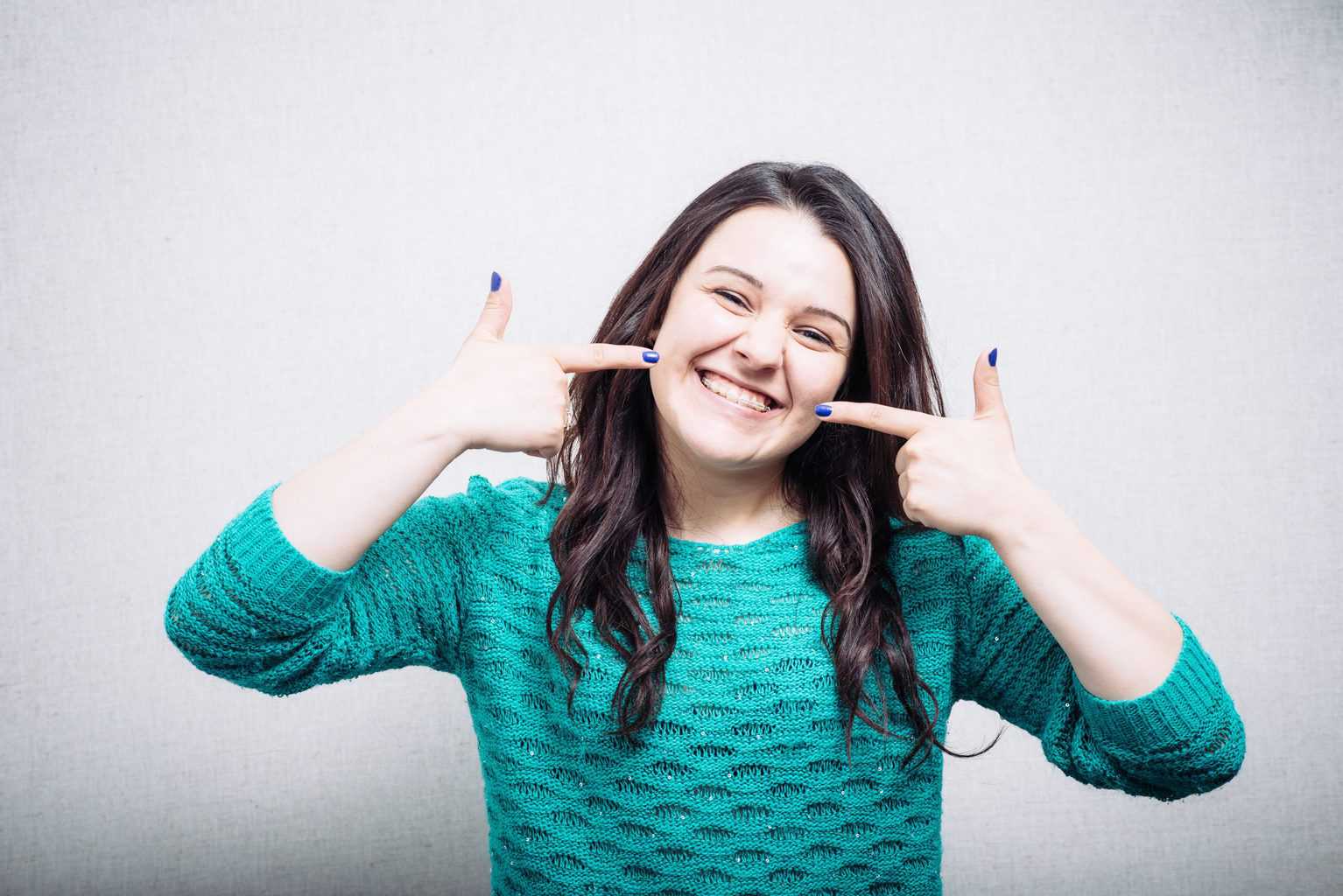 Girl with a healthy smile